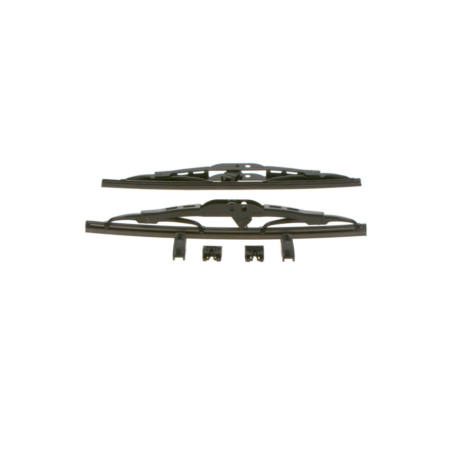 Bosch Ruitenwissers 260 Mm Bosch Twin 260 Ruitenwisserset - 260 Mm/260 Mm, Universele Adapter Voor Voorruit Ruitenwissers Voor Oude Auto's Zoals Citroën 2CV Mini