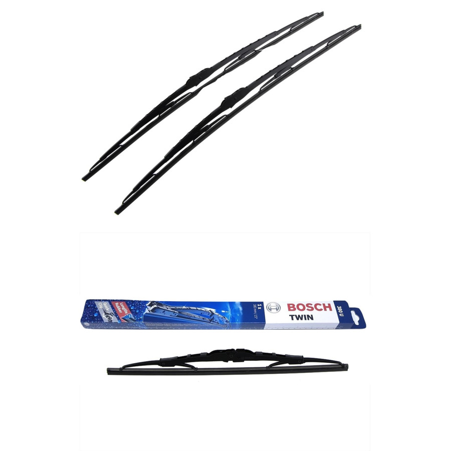 Bosch Front and Rear Wipers A244S A383H Windscreen Wiper Set for Windscreen and Rear Window Bosch Front and Rear Wipers A244S A383H Windscreen Wiper Set for Windscreen and Rear Window
