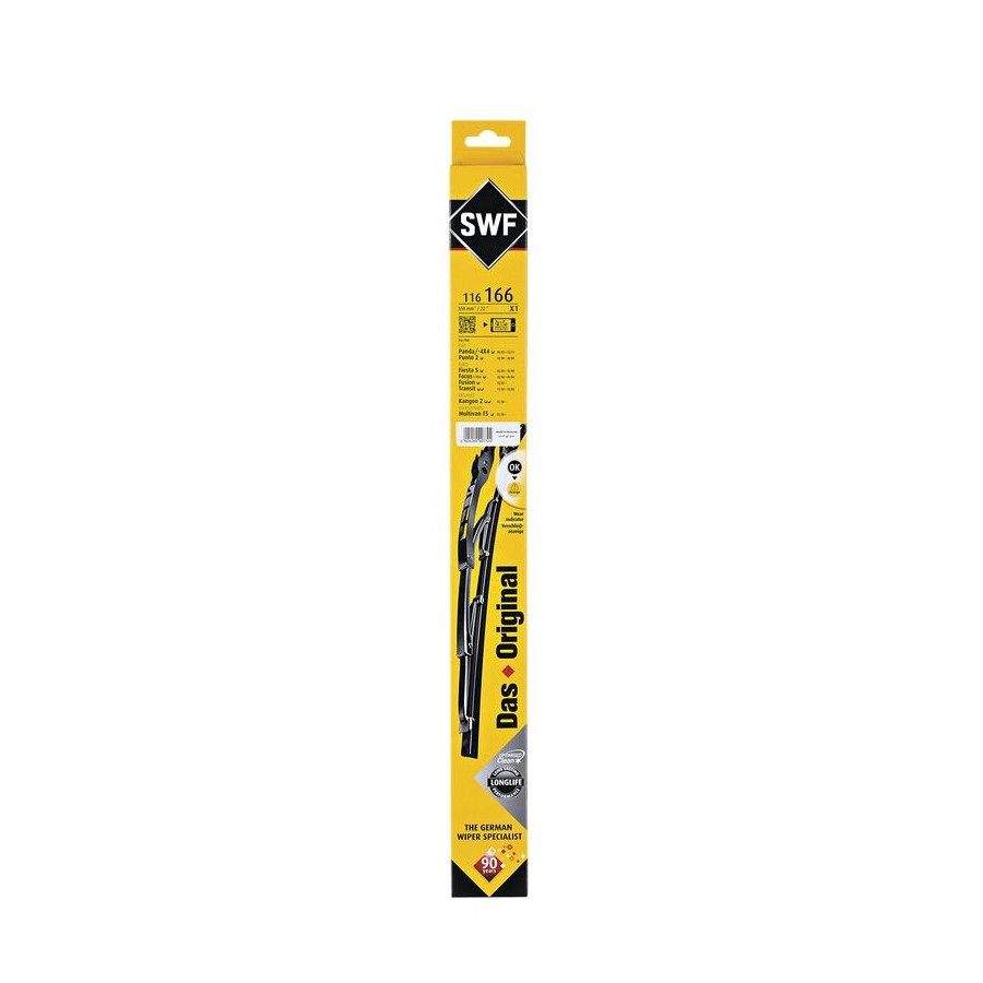 SWF Ruitenwisser 116166 voor o.a. ALFA ROMEO, ALPINE, AUDI