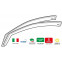 G3 zijwindschermen voorzijde passend voor Iveco Daily 1999-2013 / Renault Master 2000-2010, voorbeeld 5