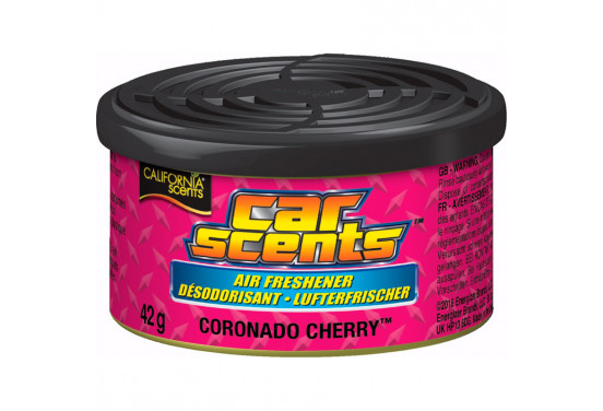 California Scents Luchtverfrisser Coronado Cherry Blikje 42gr