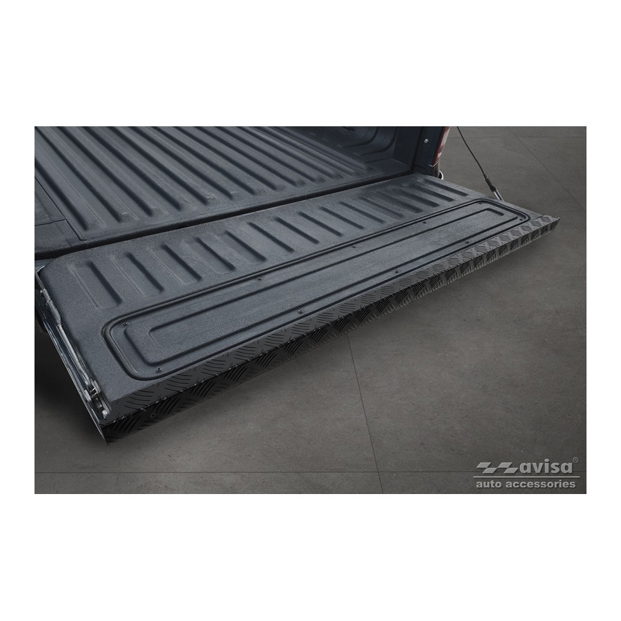 Aluminium Pickup Achterklep beschermlijst compatibel met Volkswagen Amarok 2010- Zilver