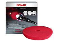 SONAX Polijstschijf excenter hard rood 125mm
