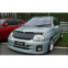 Motorkapsteenslaghoes Renault Clio II Sport 1998-2001 zwart, voorbeeld 2