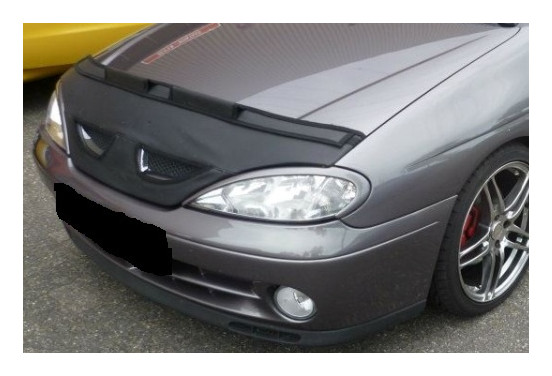 Motorkapsteenslaghoes Renault Megane I 1999-2002 carbon-look