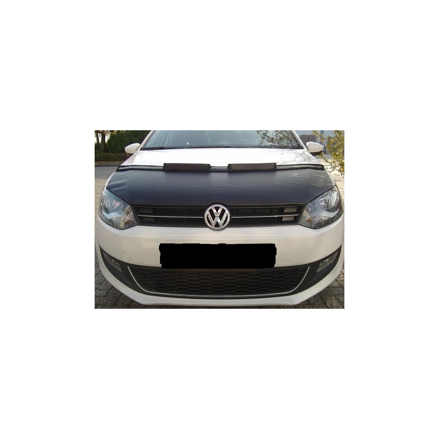 Motorkapsteenslaghoes Volkswagen Polo 6R 2009 zwart voor o.a