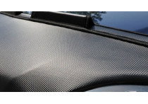 Motorkapsteenslaghoes Fiat Doblo 2010- carbon-look