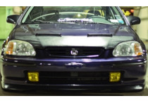 Motorkapsteenslaghoes Honda Civic 3/5 deurs/coupe 1996-1999 zwart