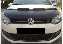 Motorkapsteenslaghoes Volkswagen Polo 6R 2009- carbon-look