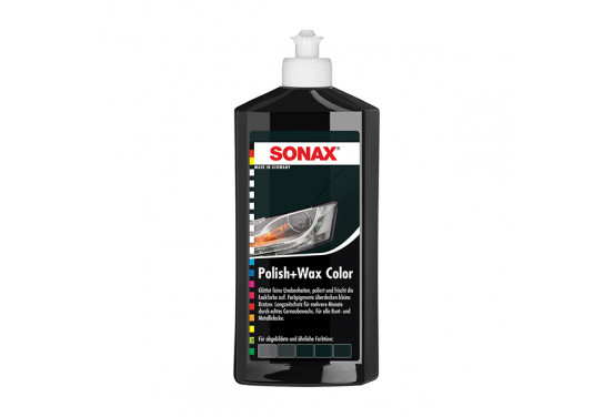 Sonax Polish & Wax Zwart 500 ml