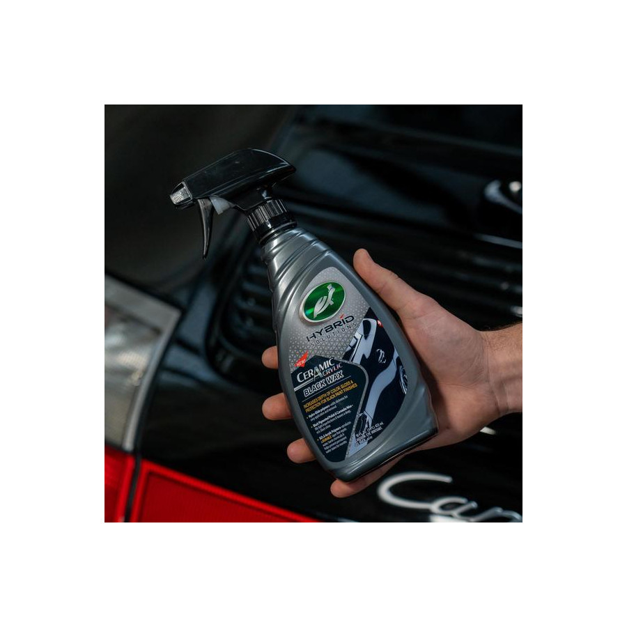 Turtle Wax Hybrid Jet Black Spray Polish 500ML