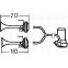 2-klankcompressorhoorn 12V 118dB 780/840, voorbeeld 2