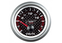 Simoni Racing Analoog Instrument - voltmeter - 52mm - Carbon