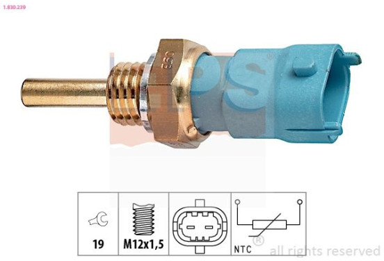 Temperatuursensor 1.830.239 EPS Facet