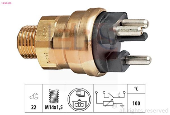 Temperatuursensor 1.830.529 EPS Facet