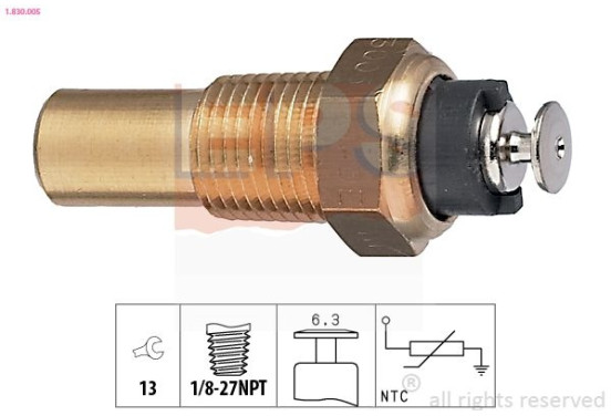 Temperatuursensor 1.830.005 EPS Facet