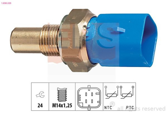 Temperatuursensor 1.830.320 EPS Facet