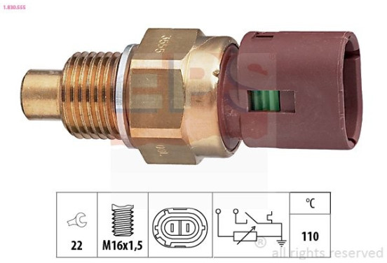 Temperatuursensor 1.830.555 EPS Facet