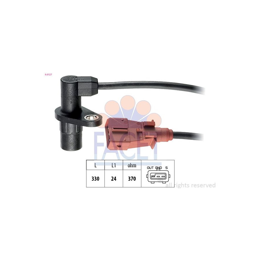 Krukassensor 9.0127 Facet voor o.a. CITROEN, PEUGEOT | Winparts.nl