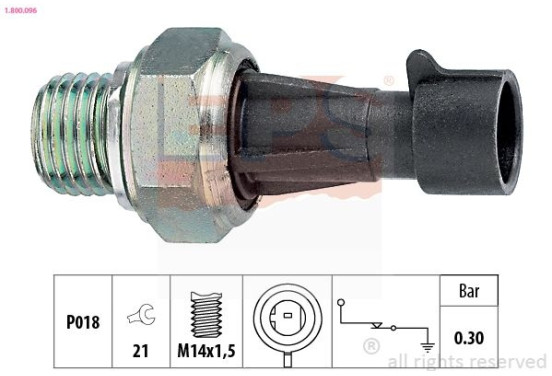 Oliedruksensor 1.800.096 EPS Facet