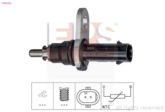 Sensor, brandstoftemperatuur 1.830.356 EPS Facet