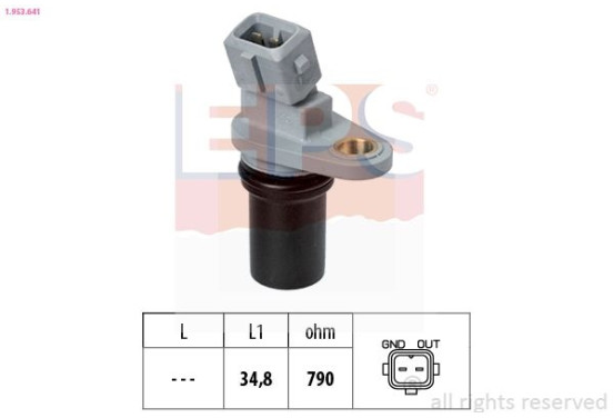 Toerentalsensor, motormanagement 1953641 EPS Facet