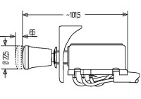 Varningsblinkers omkopplare 6HD 002 535-101 Hella