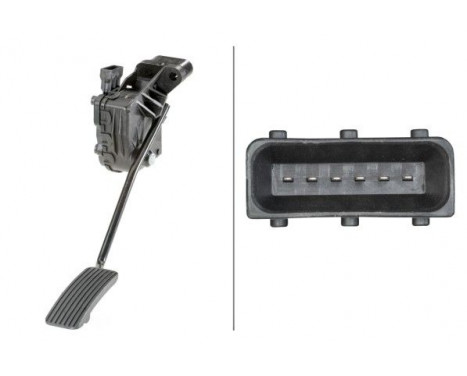 Sensor, gaspedalläge