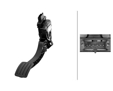 Sensor, gaspedalläge