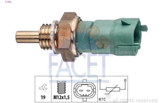 Sensor, bränsletemperatur Made in Italy - OE Equivalent