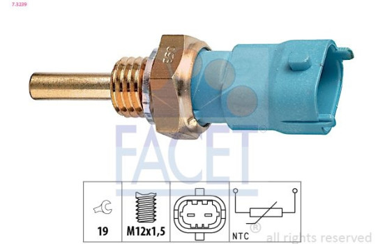 Sensor, bränsletemperatur Made in Italy - OE Equivalent