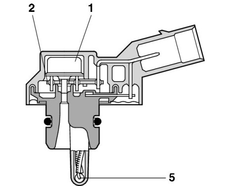 Sensor, bränsletryck 0 261 230 112 Bosch, bild 4