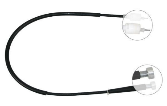 Hastighetsmätaraxel K43130 ABS
