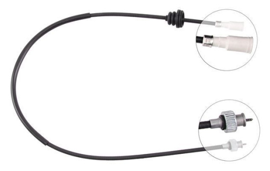 Hastighetsmätaraxel K43132 ABS