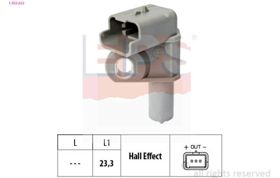 Impulsgivare, vevaxel Made in Italy - OE Equivalent 1.953.632 EPS Facet