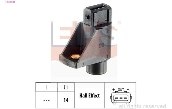 Sensor, kamaxelposition 1.953.042 EPS Facet