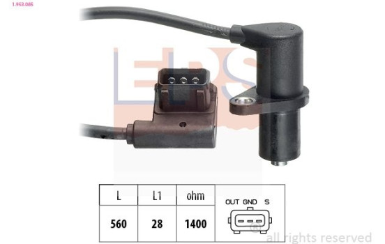 Sensor, kamaxelposition Made in Italy - OE Equivalent 1.953.085 EPS Facet