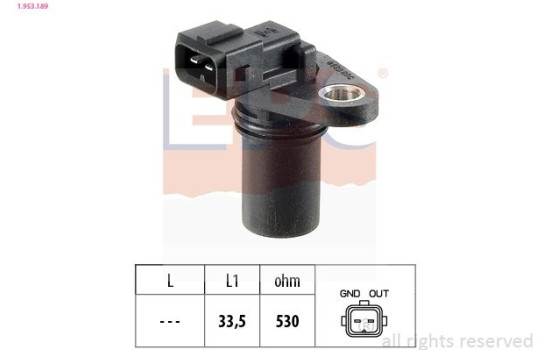 Sensor, kamaxelposition Made in Italy - OE Equivalent 1.953.189 EPS Facet
