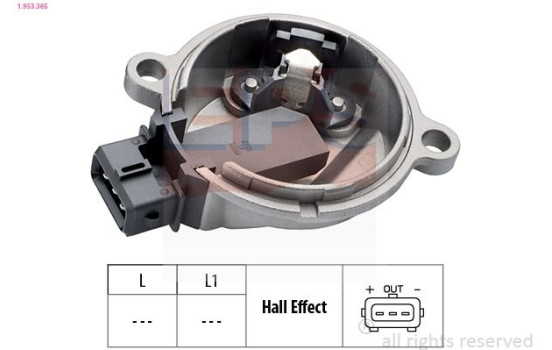 Sensor, kamaxelposition Made in Italy - OE Equivalent 1.953.365 EPS Facet