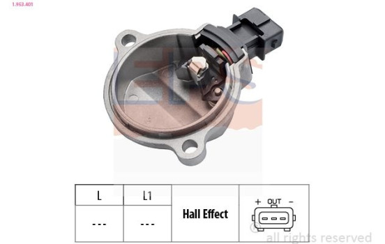 Sensor, kamaxelposition Made in Italy - OE Equivalent 1.953.401 EPS Facet