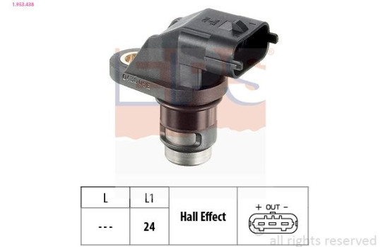 Sensor, kamaxelposition Made in Italy - OE Equivalent 1.953.438 EPS Facet