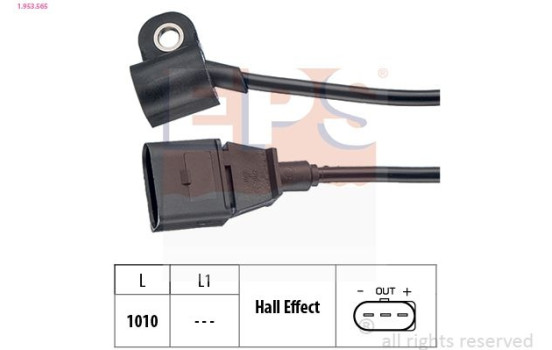 Sensor, kamaxelposition Made in Italy - OE Equivalent 1.953.565 EPS Facet