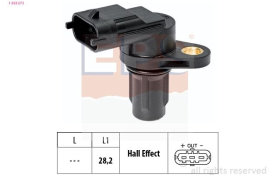 Sensor, kamaxelposition Made in Italy - OE Equivalent 1.953.573 EPS Facet