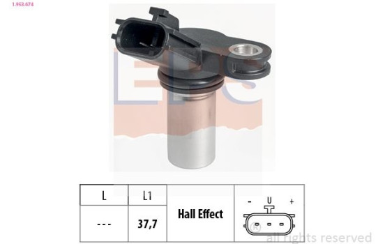 Sensor, kamaxelposition Made in Italy - OE Equivalent 1.953.674 EPS Facet