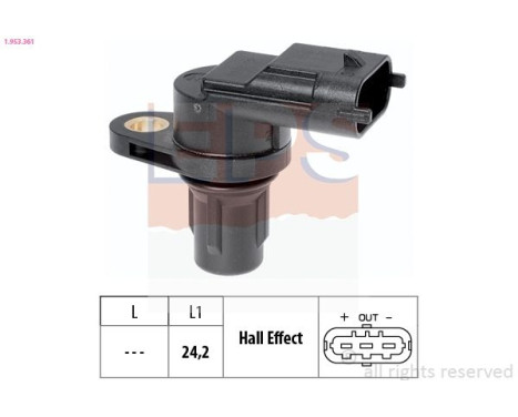 Sensor, kamaxelposition Made in Italy - OE Equivalent 1953361 EPS Facet