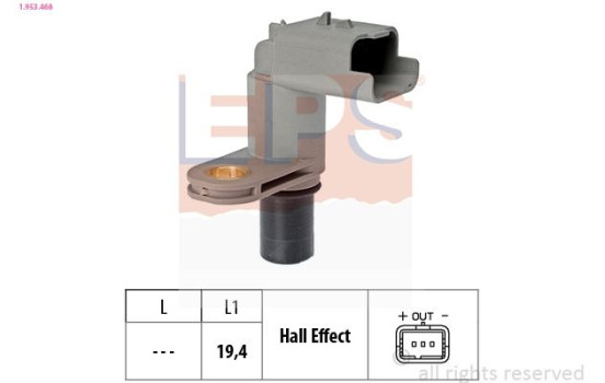 Sensor, kamaxelposition Made in Italy - OE Equivalent 1953468 EPS Facet
