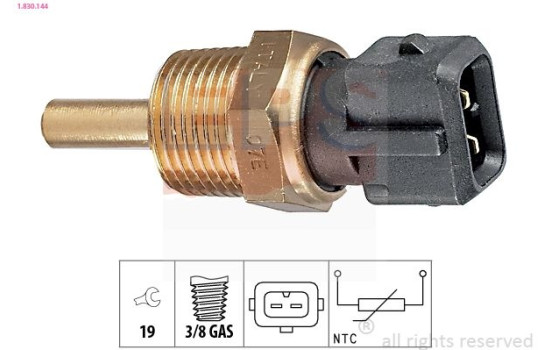 Sensor, oljetemperatur Made in Italy - OE Equivalent 1.830.144 EPS Facet