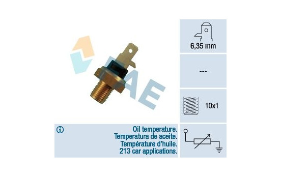 Sensor, oljetemperatur