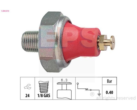Oljetryckskontakt Made in Italy - OE Equivalent 1.800.016 EPS Facet