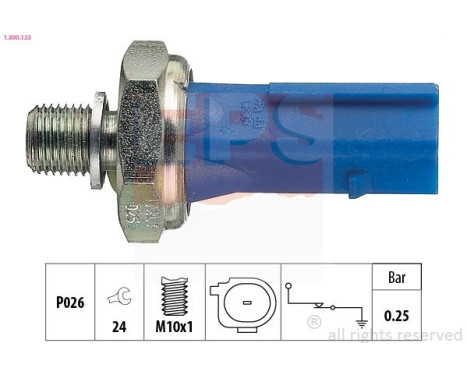Oljetryckskontakt Made in Italy - OE Equivalent 1.800.133 EPS Facet